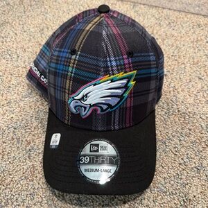 NEW with tags New Era Philadelphia Eagles Black and Multicolor Plaid Hat